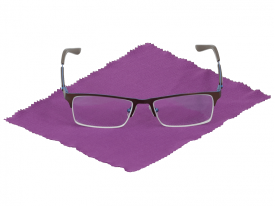 Czyścik do okularów z mikrowłókna fioletowy